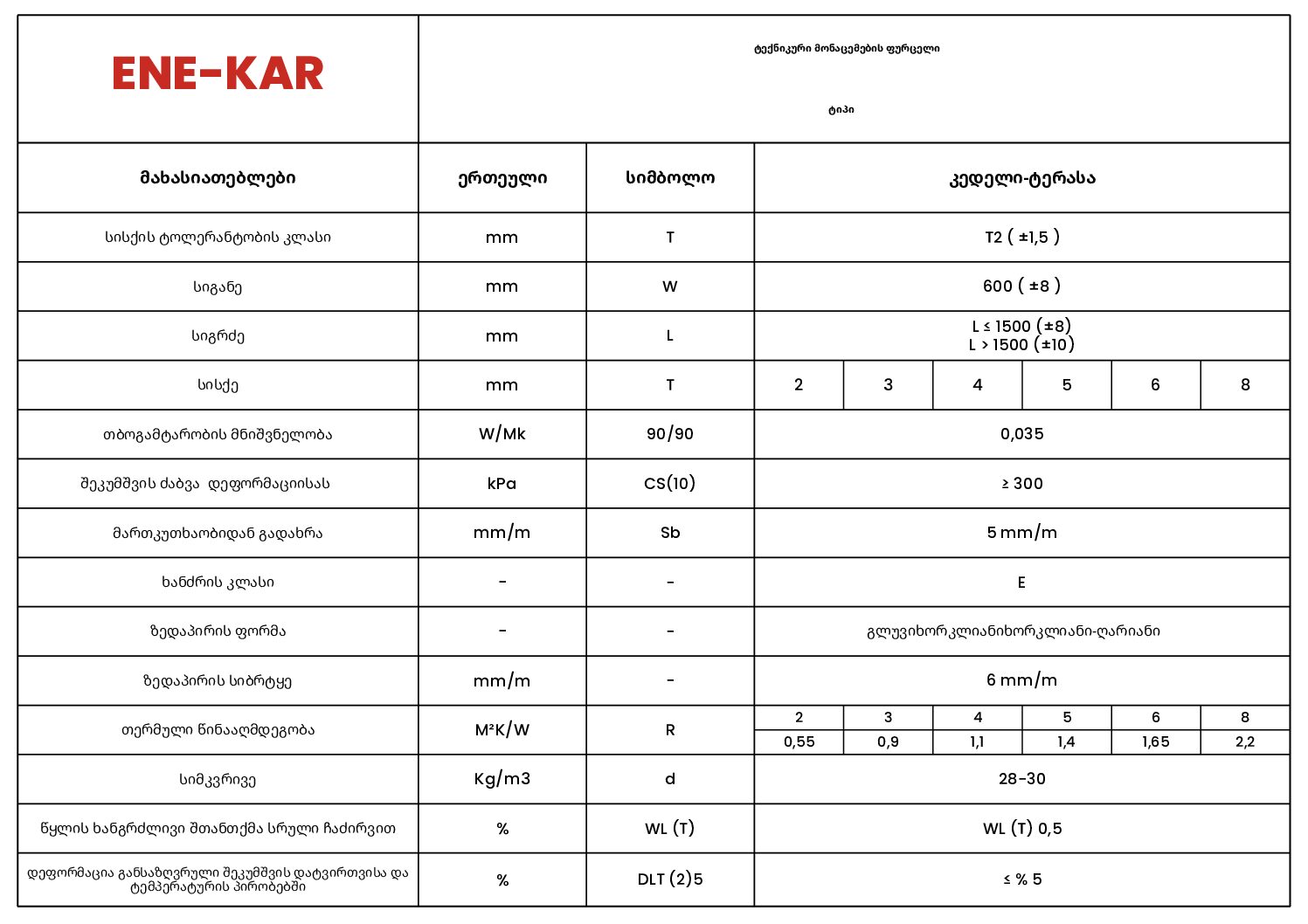XPS 3000 teknik bilgi föyü