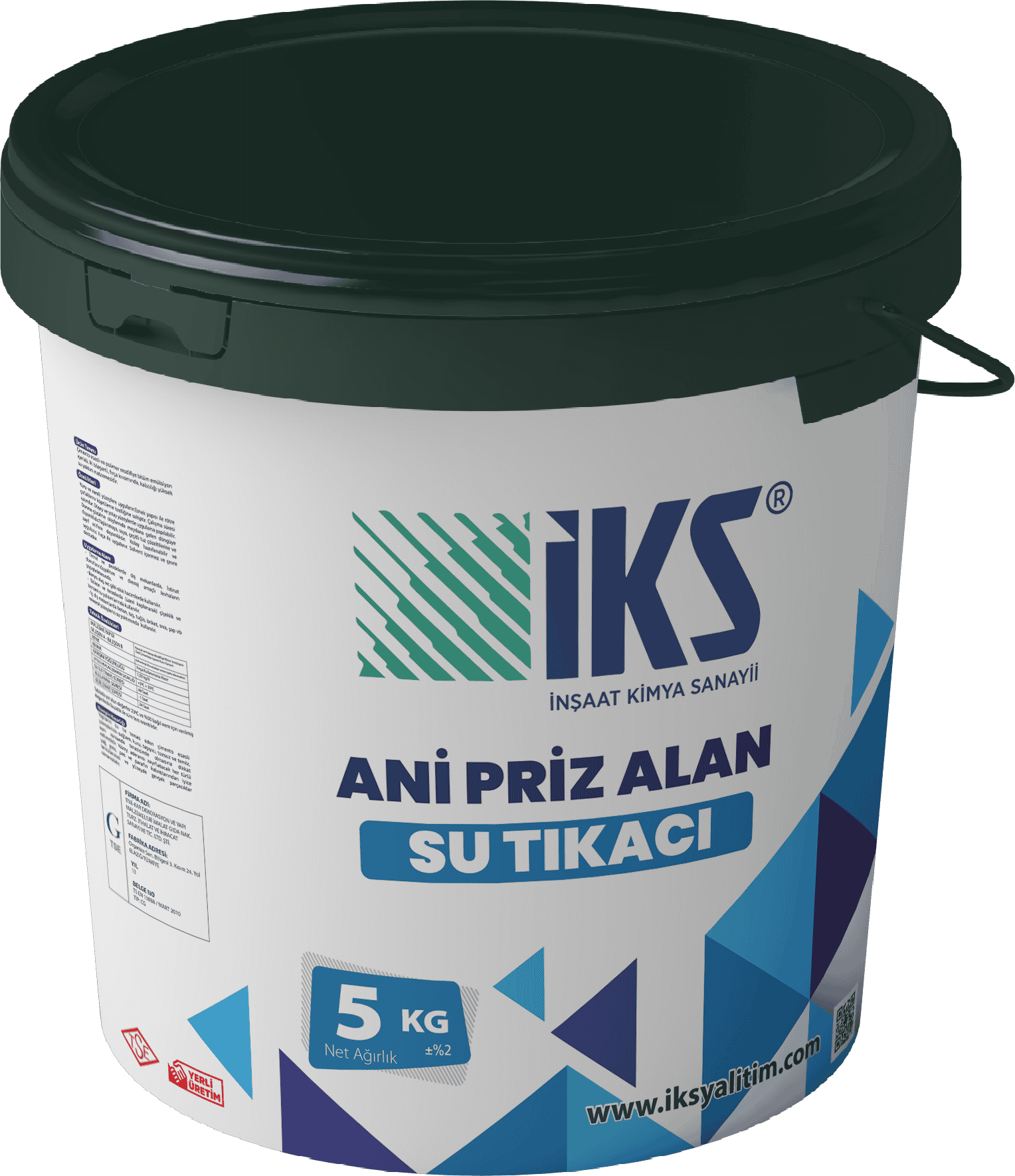 İKS Ani Priz Alan Su Tıkacı