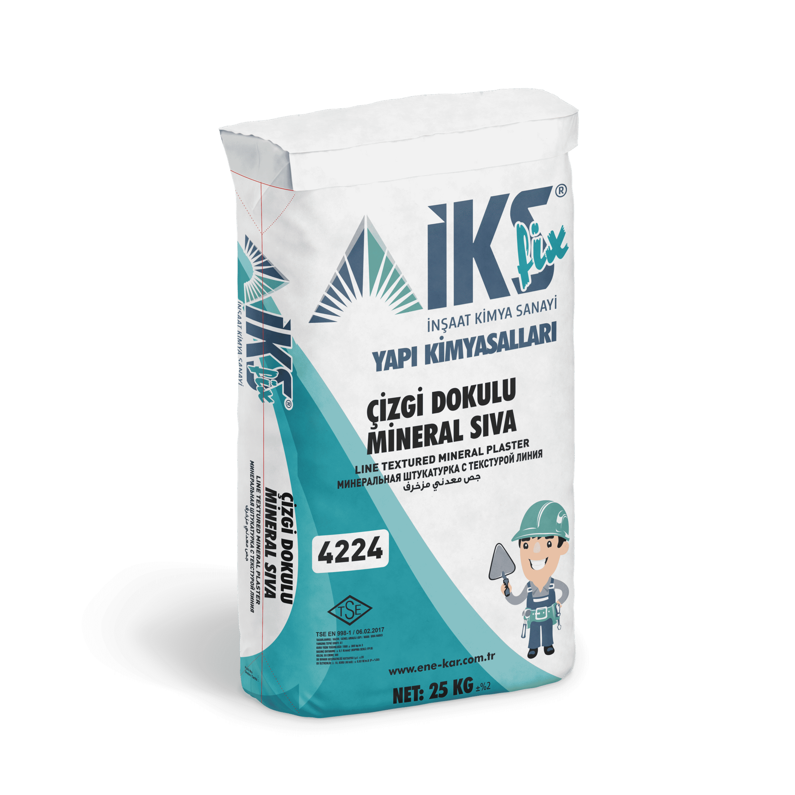 İKS Fix Çizgi Dokulu Mineral Sıva