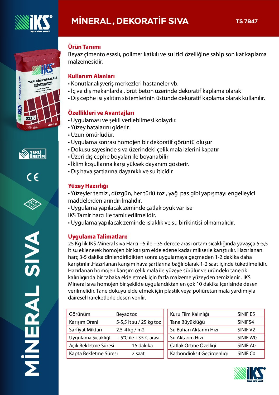 İKS Dekoratif Mineral Sıva