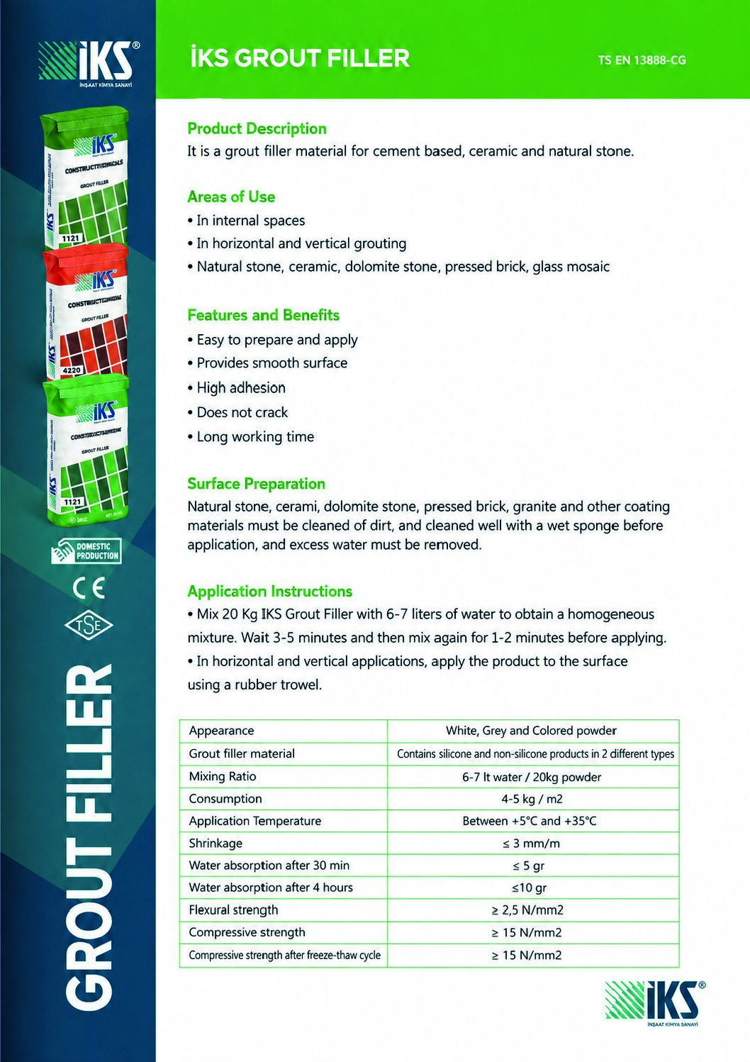 İKS Grout Filler